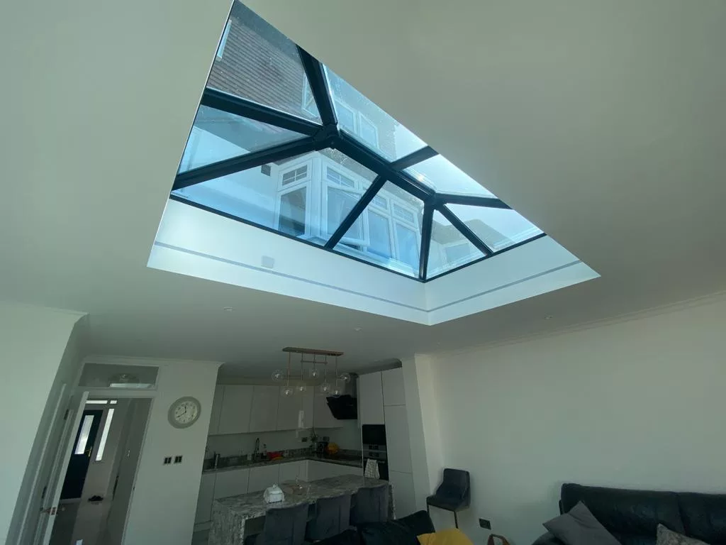 glass roof skylights